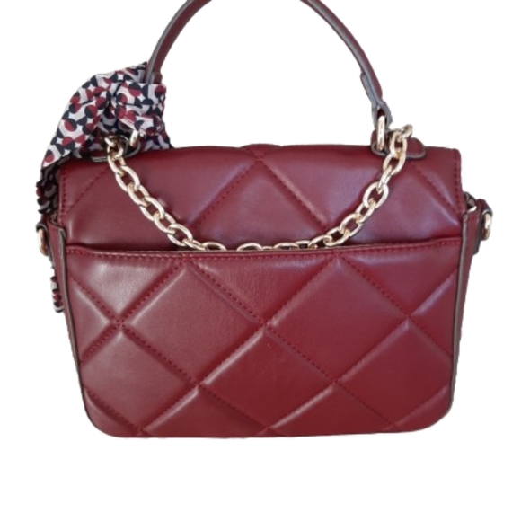 ANN KLEIN 👛 NWOT - Adorable Maroon Handbag for Women - Size: Medium - Picture 3 of 15